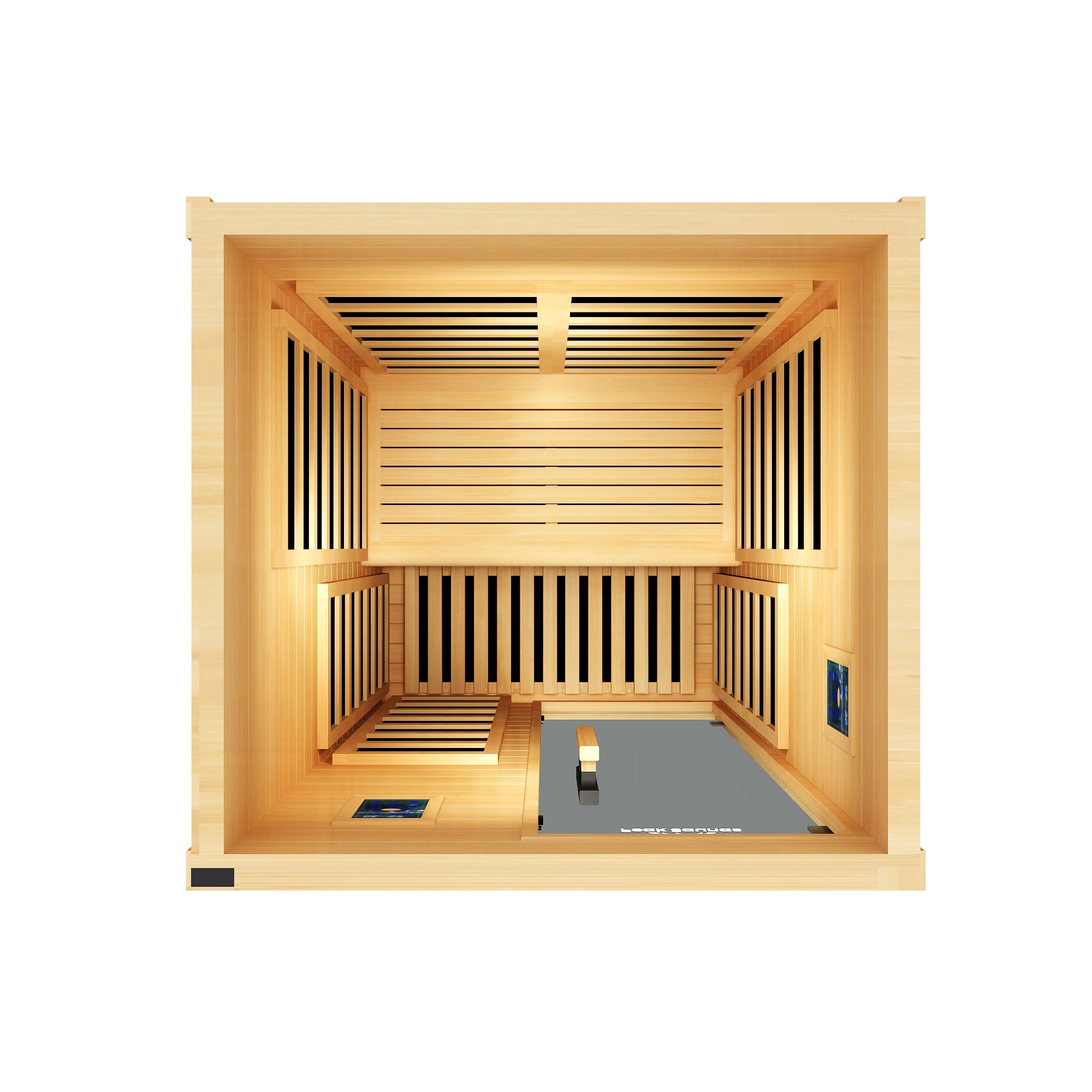 Peak Saunas Olympus 2-Person FAR Infrared Sauna with Smart WiFi App Control