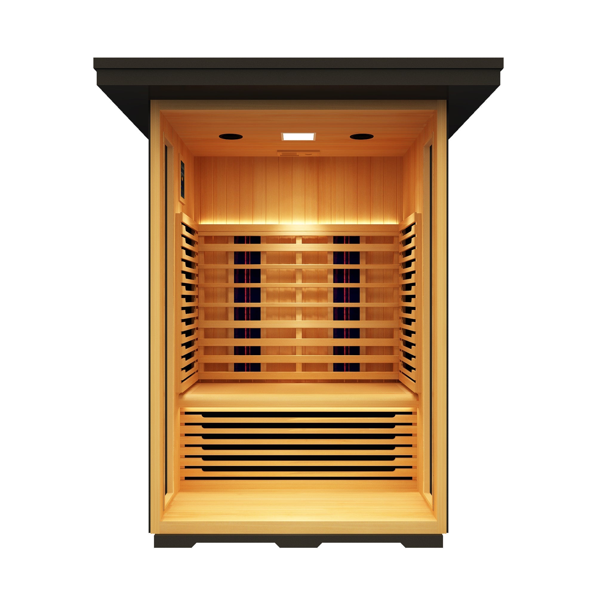 Peak Saunas Patagonia 2-Person Outdoor Full Spectrum Infrared Sauna with Smart WiFi App Control