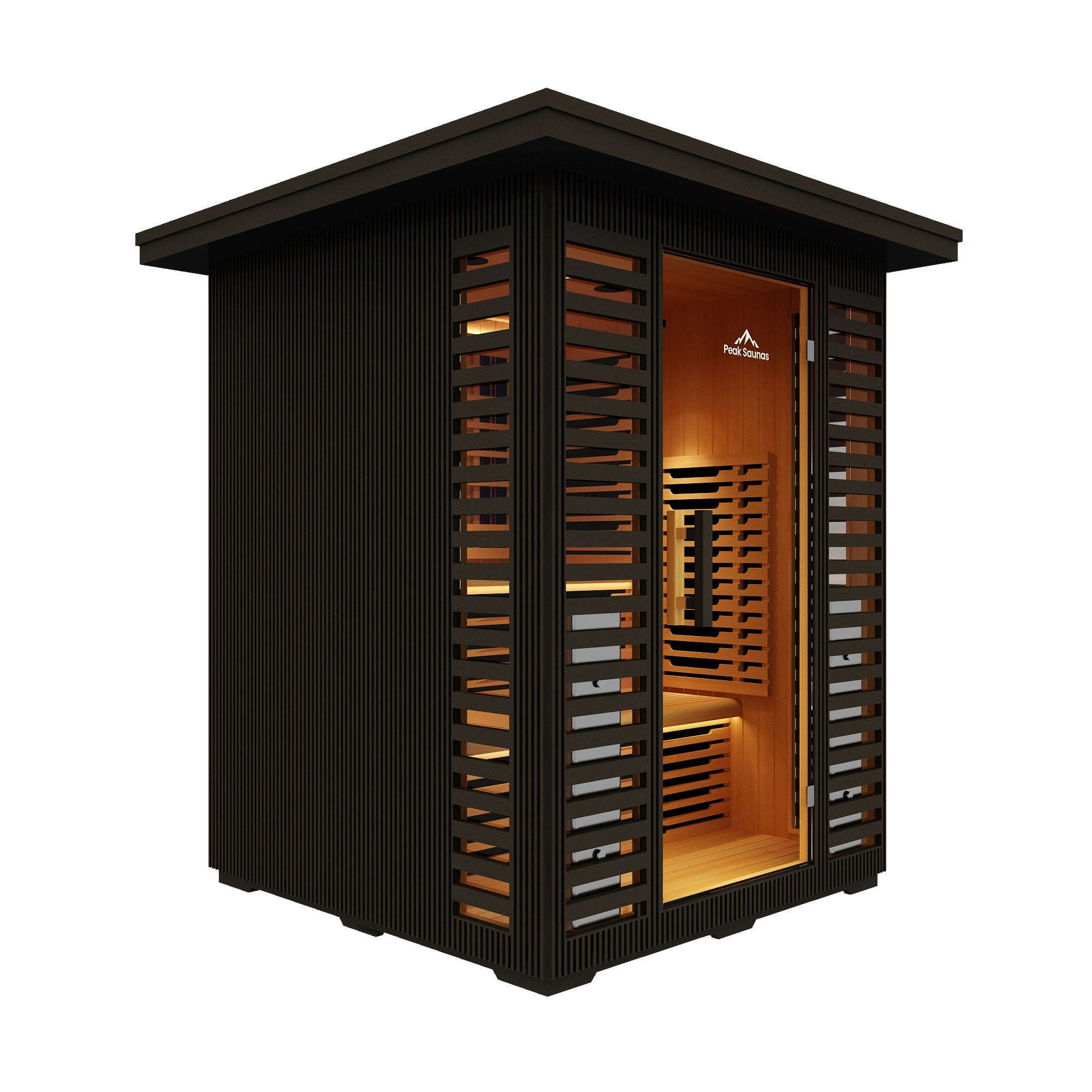 Peak Saunas Kilimanjaro 5-Person Outdoor Full Spectrum Infrared Sauna with Smart WiFi App Control