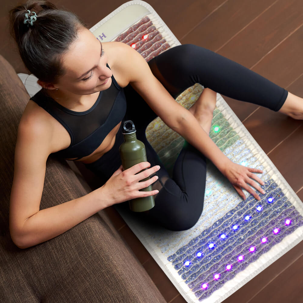PEMF Infrared Heating Mat, Chakra Healing Mat, Rainbow Chakra Series, HealthyLine Heating Mat, PEMF Therapy Mat, Infrared Heating Therapy, Chakra Healing Therapy, PEMF for Pain Relief, Infrared Wellness Mat, Natural Pain Relief Mat