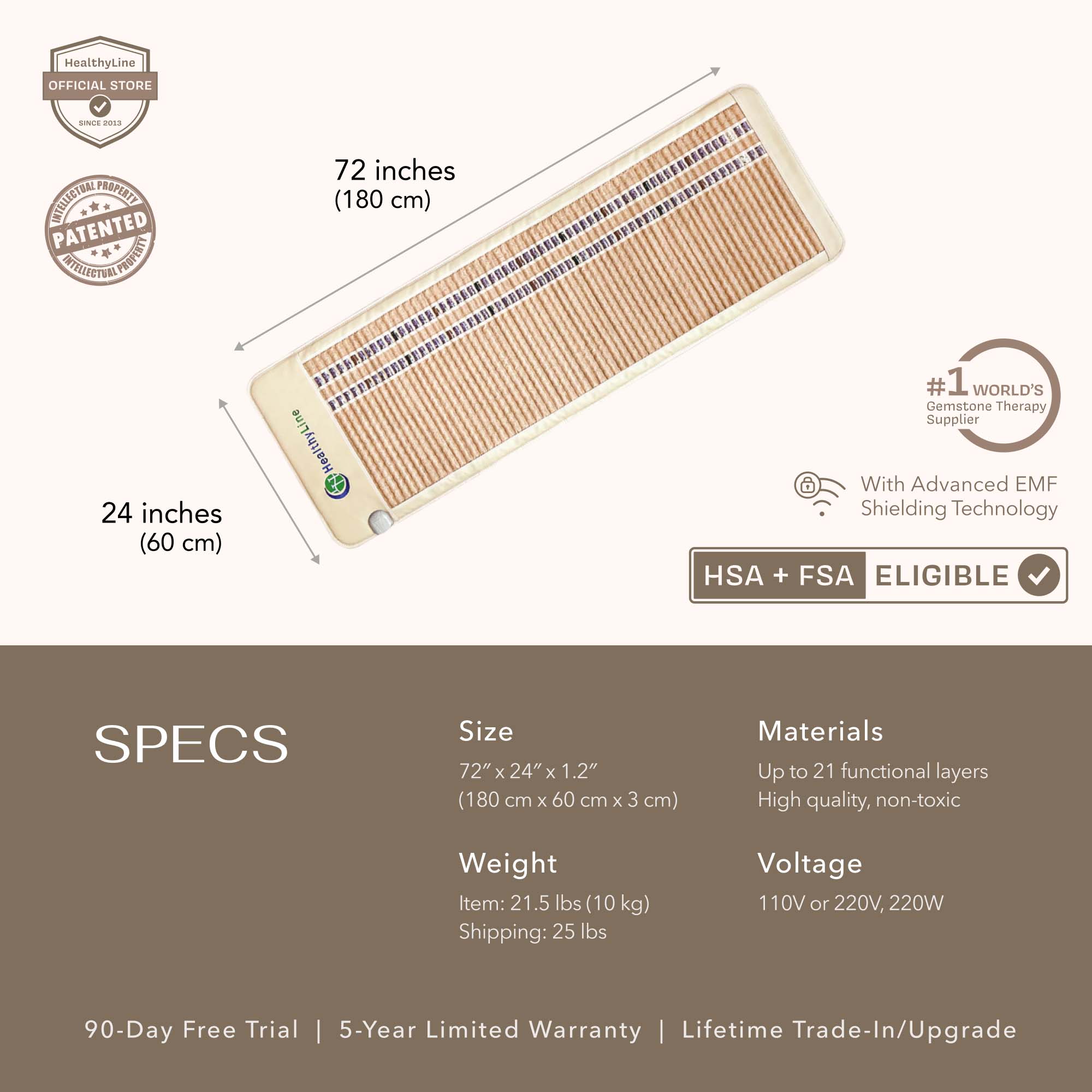 Infrared Heating Mats, HealthyLine Infrared Mat, SOFT Series Heating Mat, Far Infrared Heating Pad, Infrared Therapy Mat, Natural Pain Relief Mat, HealthyLine SOFT Series, Infrared Wellness Mat, Heated Therapy Mat, Far Infrared Heat Pad