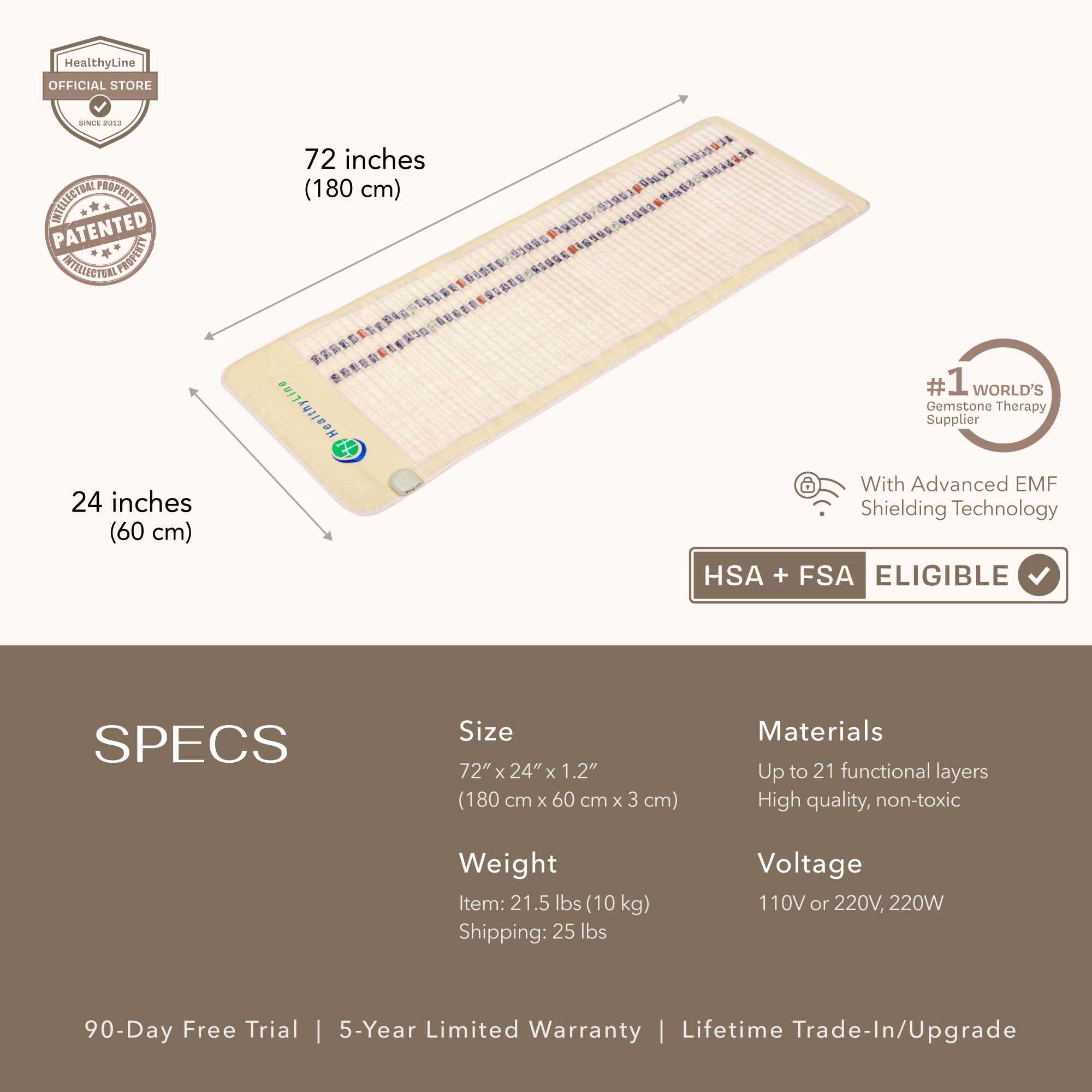 Infrared Heating Mats, HealthyLine Infrared Mat, SOFT Series Heating Mat, Far Infrared Heating Pad, Infrared Therapy Mat, Natural Pain Relief Mat, HealthyLine SOFT Series, Infrared Wellness Mat, Heated Therapy Mat, Far Infrared Heat Pad