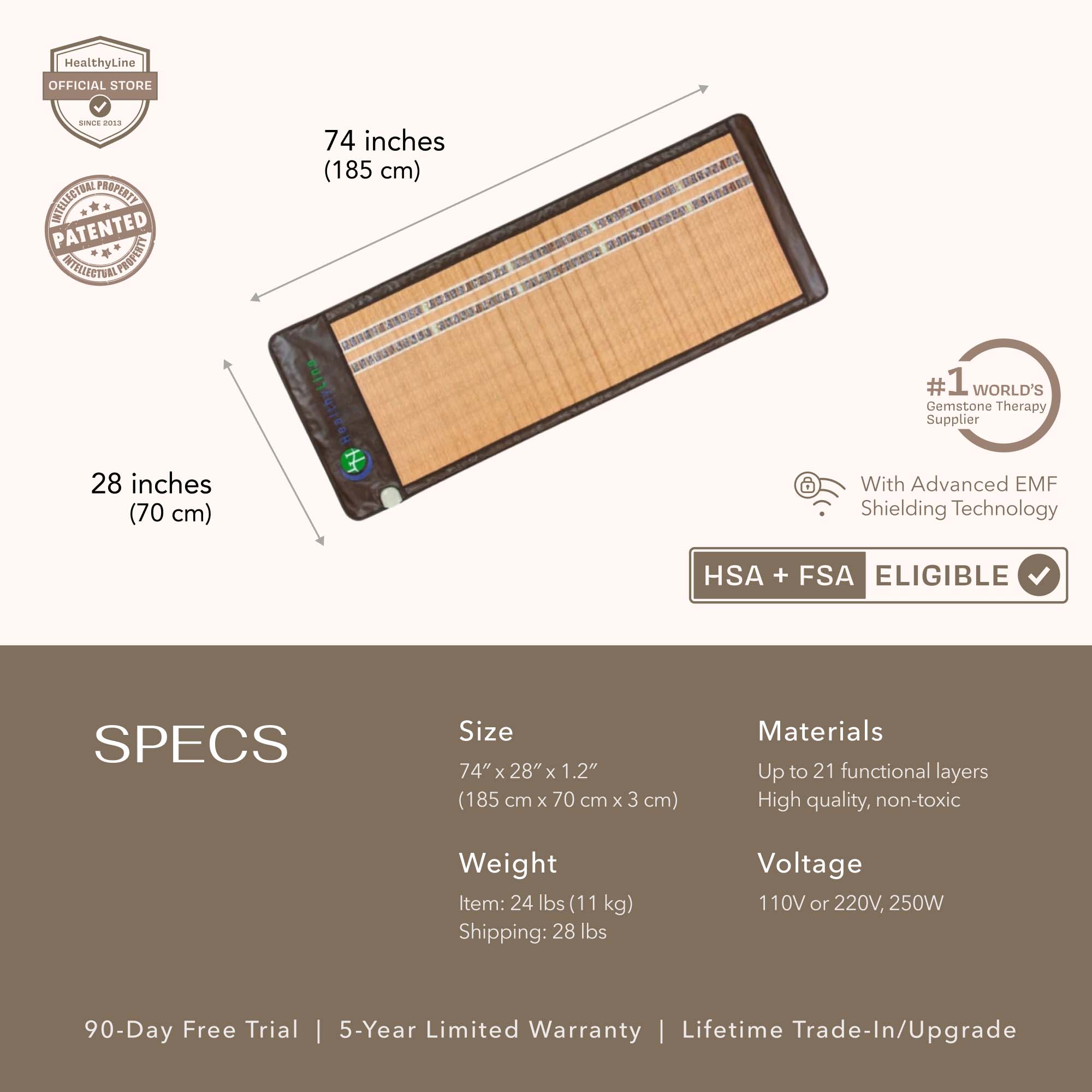 Infrared Heating Mats, HealthyLine Infrared Mat, SOFT Series Heating Mat, Far Infrared Heating Pad, Infrared Therapy Mat, Natural Pain Relief Mat, HealthyLine SOFT Series, Infrared Wellness Mat, Heated Therapy Mat, Far Infrared Heat Pad