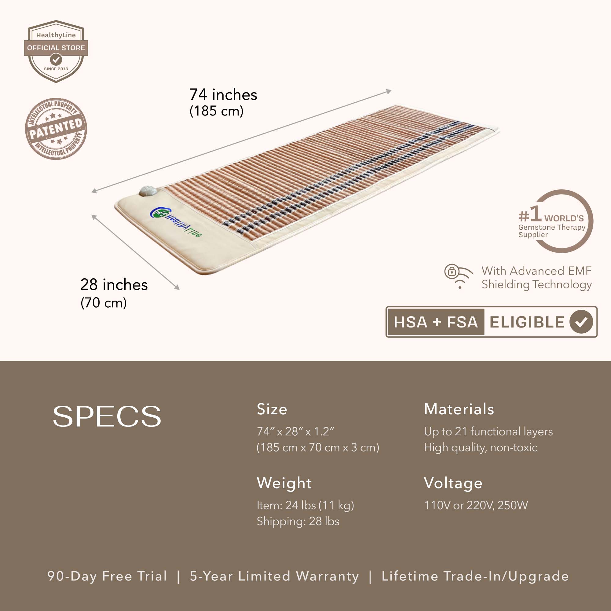 Infrared Heating Mats, HealthyLine Infrared Mat, SOFT Series Heating Mat, Far Infrared Heating Pad, Infrared Therapy Mat, Natural Pain Relief Mat, HealthyLine SOFT Series, Infrared Wellness Mat, Heated Therapy Mat, Far Infrared Heat Pad
