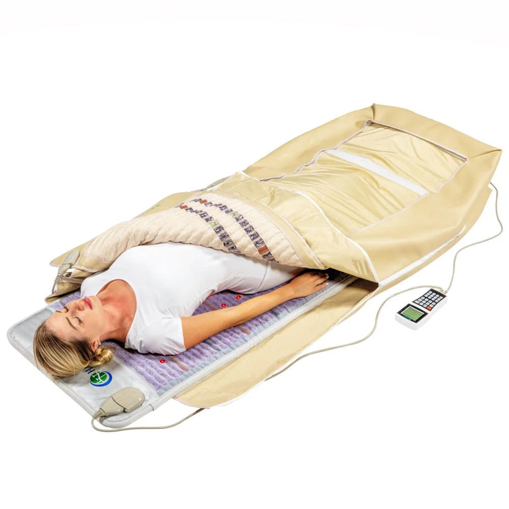 Infrared Heating Wrap, HealthyLine Platinum 360 Wrap, Full Body Infrared Therapy, PEMF Therapy Wrap, Platinum Series HealthyLine, Far Infrared Mat for Pain Relief, 360 Wrap Set for Detox, Infrared PEMF Mat Set, HealthyLine Full Body Mat, Advanced Heat Therapy Wrap