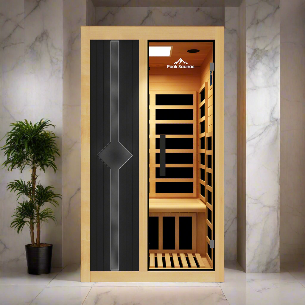 Peak Saunas Olympus 2-Person FAR Infrared Sauna with Smart WiFi App Control
