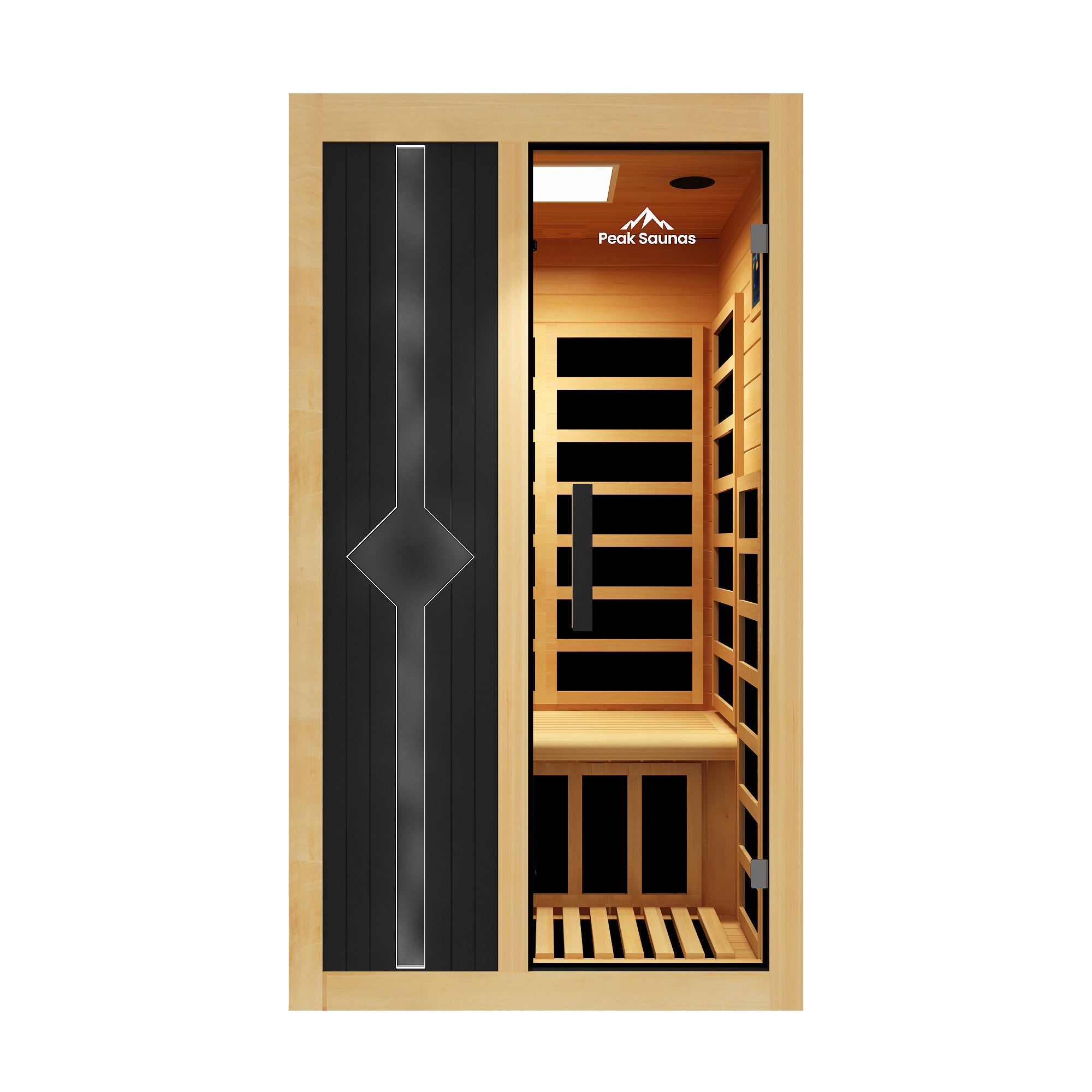 Peak Saunas Olympus 2-Person FAR Infrared Sauna with Smart WiFi App Control