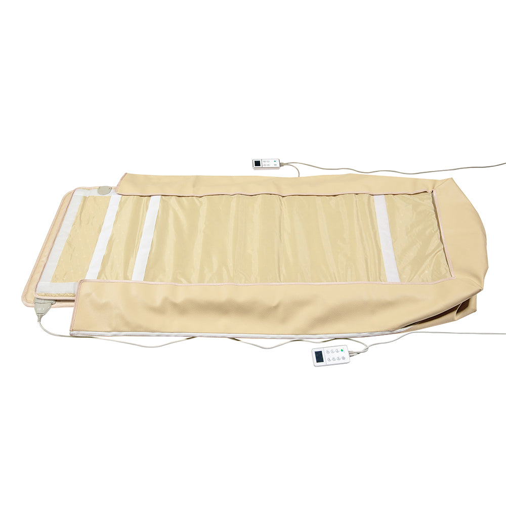 HealthyLine TAJ 360 Wrap Set, Infrared heating pad wrap, TAJ Series 360 detox wrap, Full body PEMF therapy mat, Far infrared PEMF wrap, HealthyLine 360 wrap for pain relief, Tourmaline jade amethyst wrap, 360 wrap set for muscle recovery, Best PEMF therapy wrap 2025, Infrared and PEMF wellness device