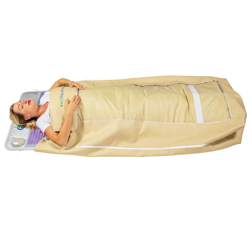 Infrared Heating Wrap, HealthyLine Platinum 360 Wrap, Full Body Infrared Therapy, PEMF Therapy Wrap, Platinum Series HealthyLine, Far Infrared Mat for Pain Relief, 360 Wrap Set for Detox, Infrared PEMF Mat Set, HealthyLine Full Body Mat, Advanced Heat Therapy Wrap