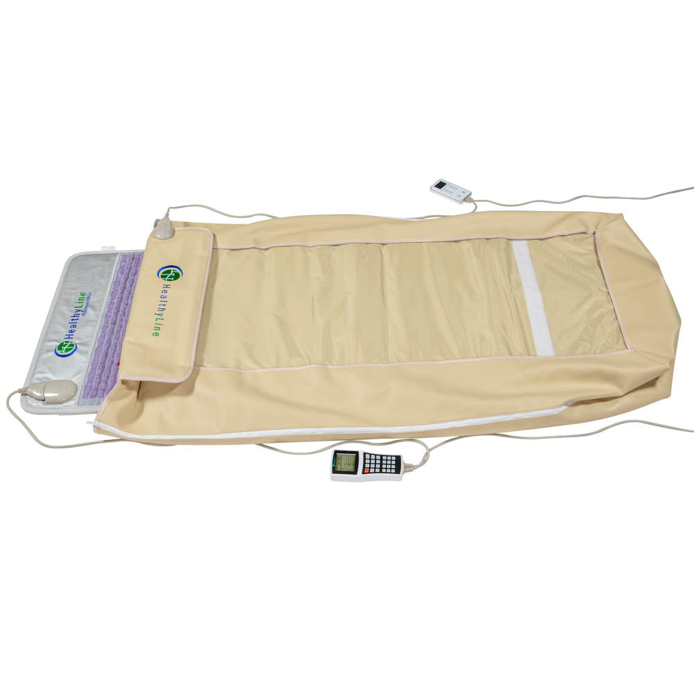 Infrared Heating Wrap, HealthyLine Platinum 360 Wrap, Full Body Infrared Therapy, PEMF Therapy Wrap, Platinum Series HealthyLine, Far Infrared Mat for Pain Relief, 360 Wrap Set for Detox, Infrared PEMF Mat Set, HealthyLine Full Body Mat, Advanced Heat Therapy Wrap