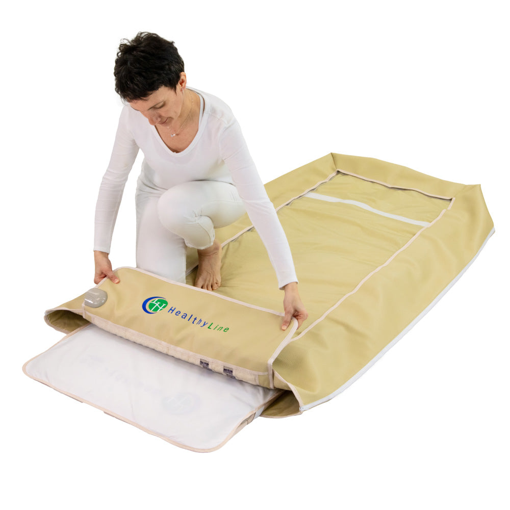 Infrared Heating Wrap, HealthyLine Platinum 360 Wrap, Full Body Infrared Therapy, PEMF Therapy Wrap, Platinum Series HealthyLine, Far Infrared Mat for Pain Relief, 360 Wrap Set for Detox, Infrared PEMF Mat Set, HealthyLine Full Body Mat, Advanced Heat Therapy Wrap