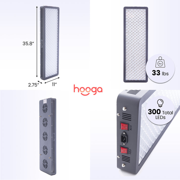 Hooga - HG1500 Red Light Therapy Full Body Panel