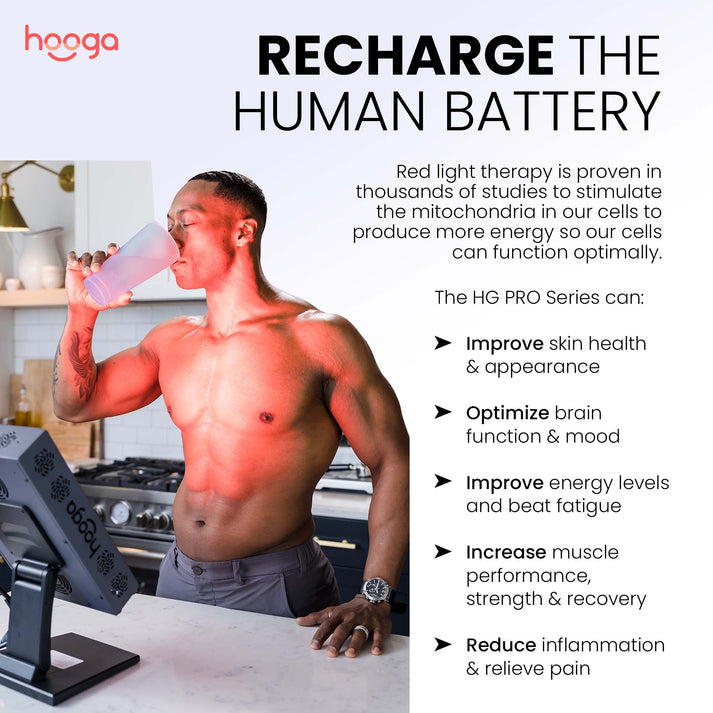 Red Light Therapy Panel, Hooga PRO300, Infrared Therapy Device, Red Light Therapy Benefits, Best Red Light Therapy Panel, Pain Relief Red Light, LED Light Therapy for Skin, Full Body Red Light Therapy, Hooga Light Therapy Panel, Non-invasive Pain Treatment.