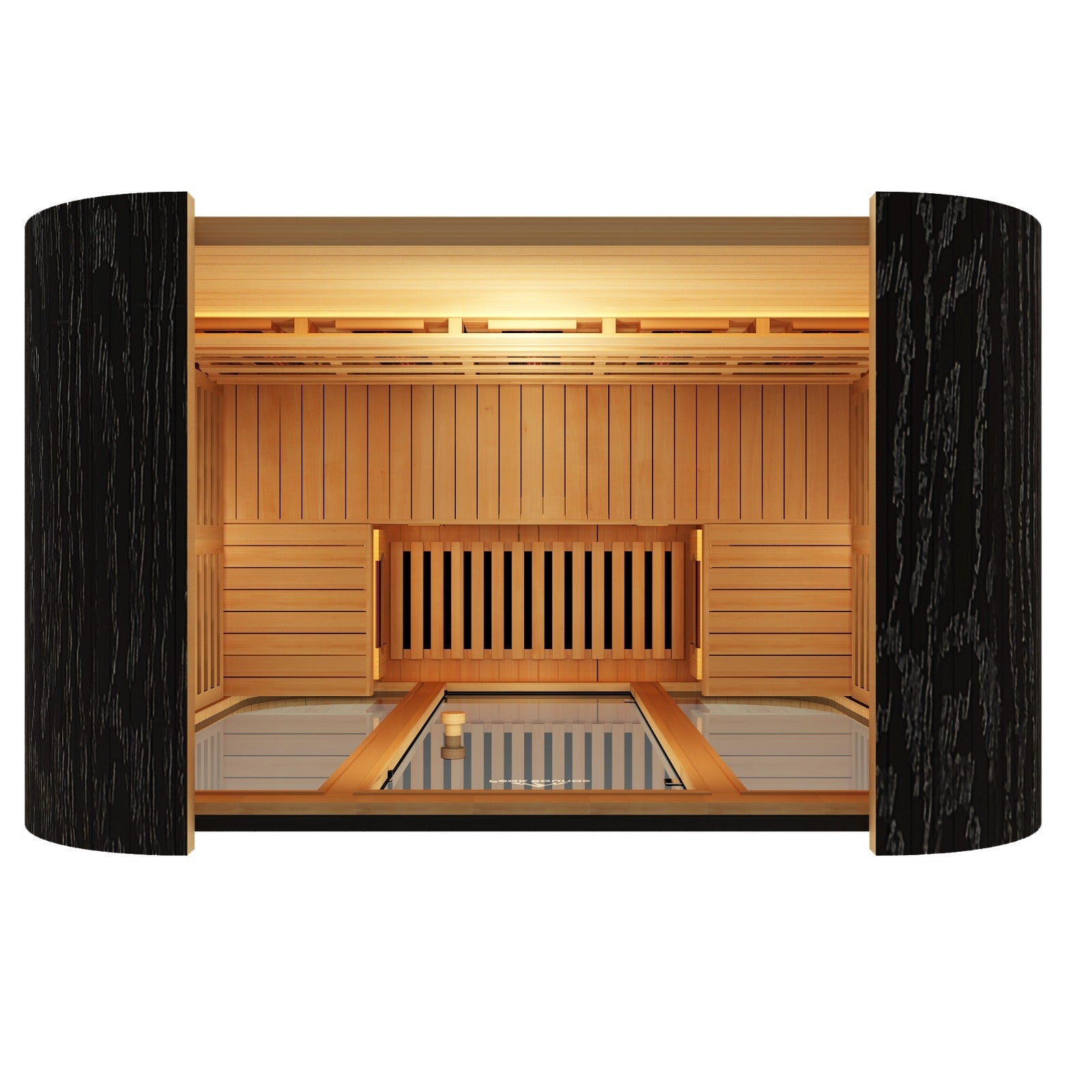 Peak Saunas El Capitan 4-Person Outdoor Full Spectrum Infrared Sauna with Smart WiFi App Control