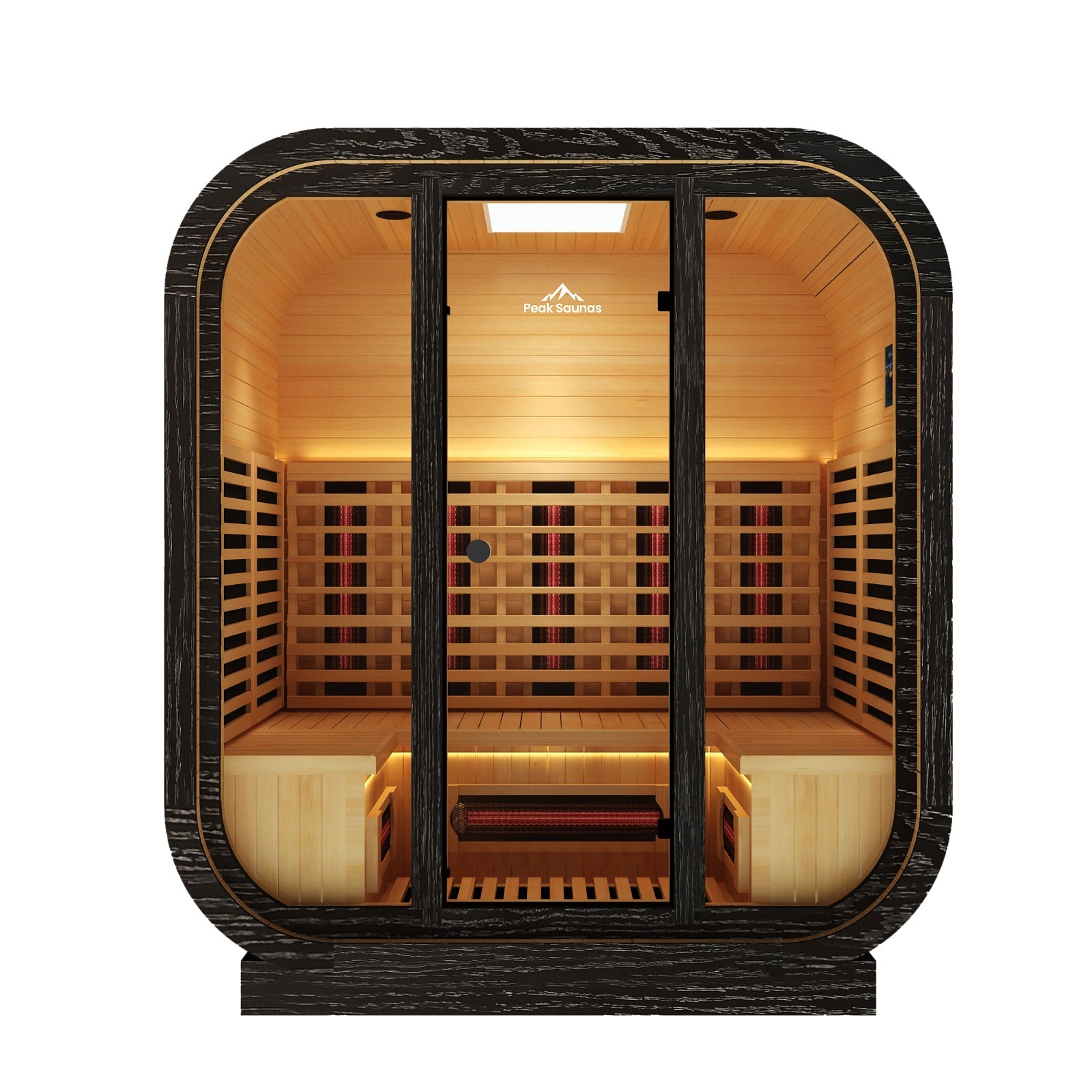 Peak Saunas El Capitan 4-Person Outdoor Full Spectrum Infrared Sauna with Smart WiFi App Control