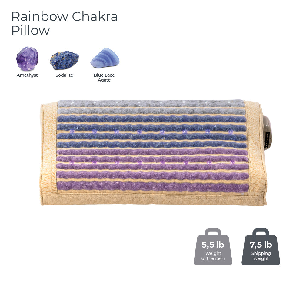 Rainbow Chakra Pillow Soft Photon High-Quality Heated