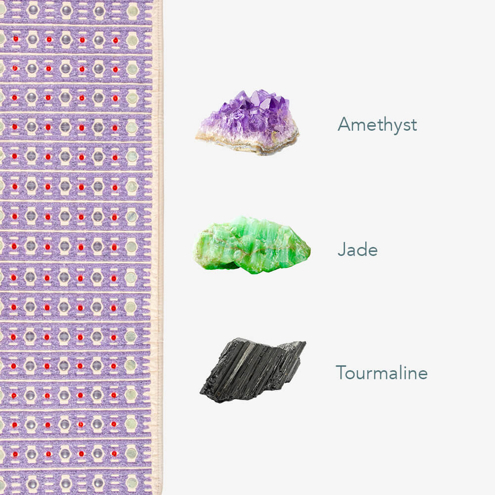 HealthyLine TAJ Mat, Infrared PEMF Mat, TAJ Mat with PEMF therapy, HealthyLine Infrared Bed, TAJ Mat for Pain Relief, Crystal Healing Mat, Far Infrared Heating Mat, HealthyLine Therapy Mat, TAJ Mat with Amethyst and Tourmaline, PEMF Mat for Sleep and Relaxation