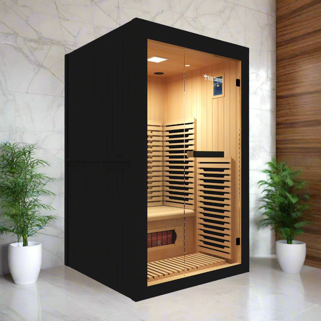 The Crown 2-Person Full Spectrum Infrared Sauna with Smart WiFi App Control