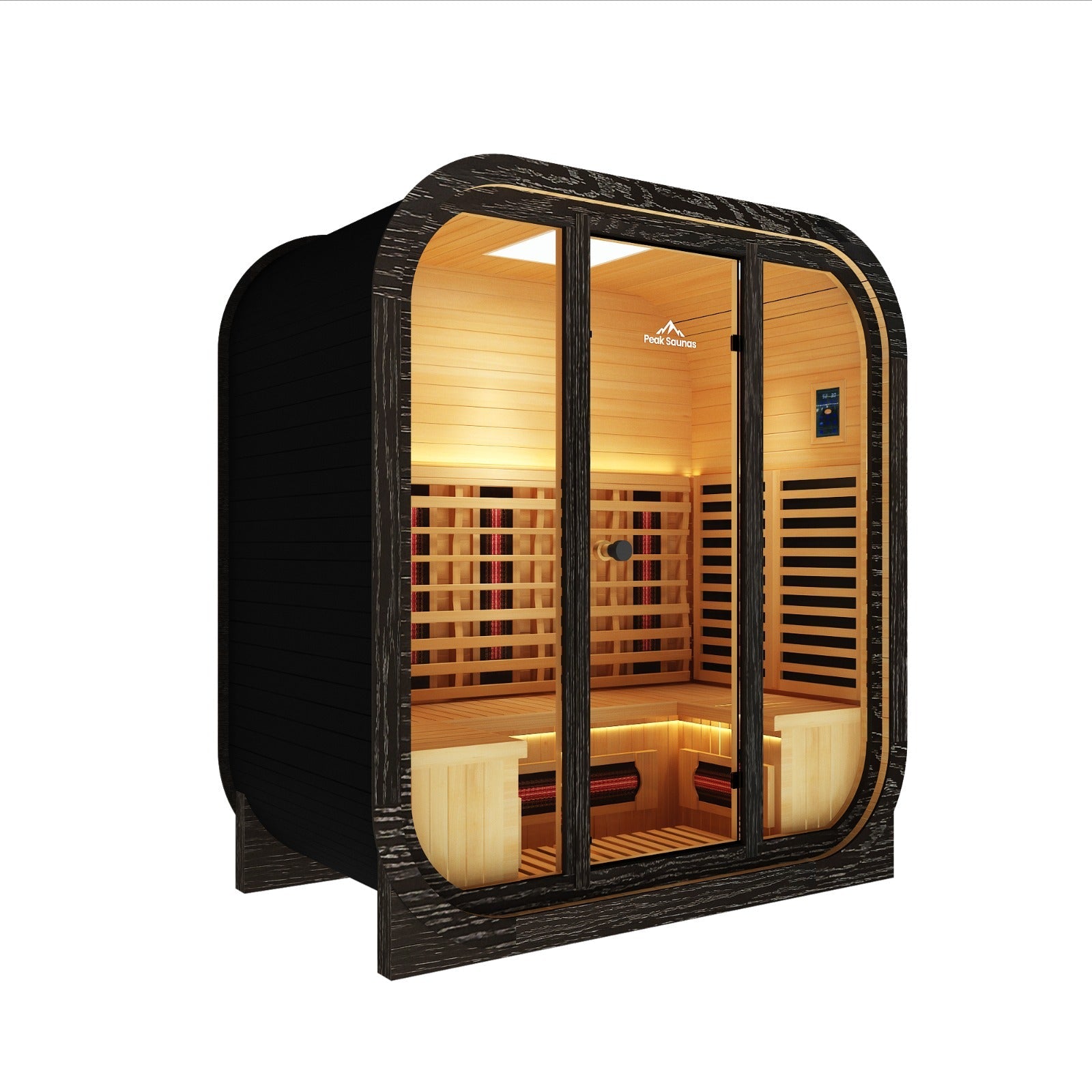 Peak Saunas El Capitan 4-Person Outdoor Full Spectrum Infrared Sauna with Smart WiFi App Control