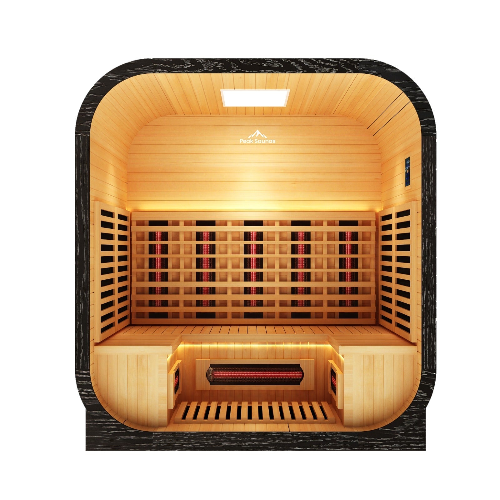 Peak Saunas El Capitan 4-Person Outdoor Full Spectrum Infrared Sauna with Smart WiFi App Control